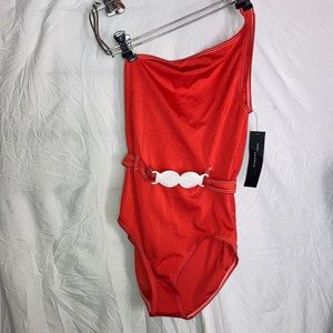 Marc Jacobs swimsuit. Beautiful orange color. One shoulder NWT.